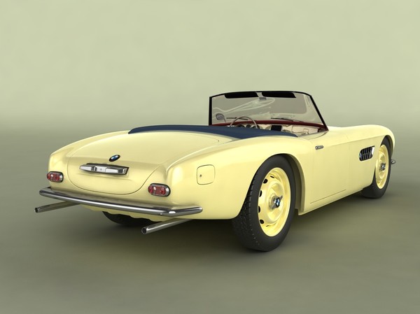 bmw 507 roadster obj - BMW 507 roadster by desmonster